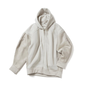Bonding sweat hoodie / ECRU