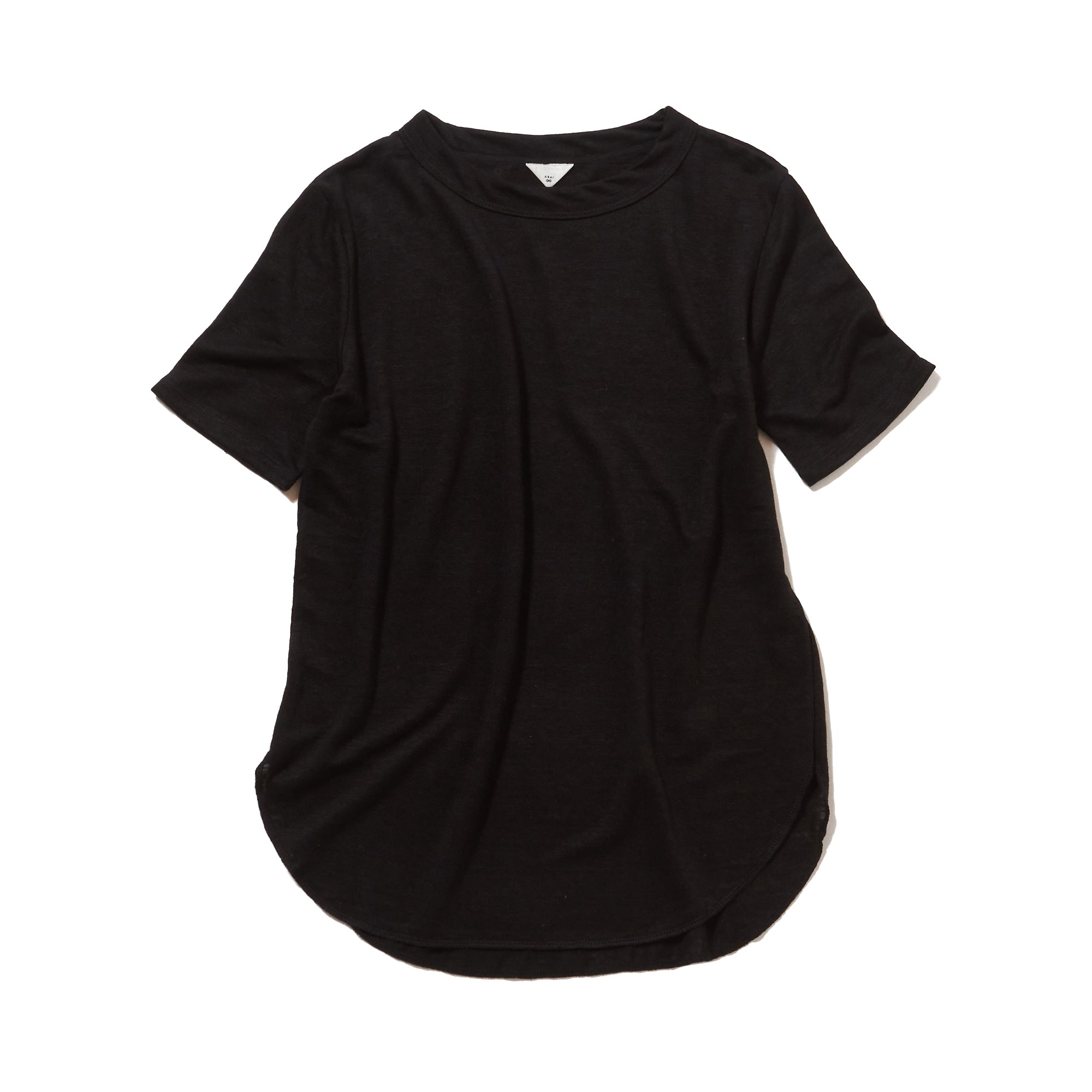 Linen tee / BLACK