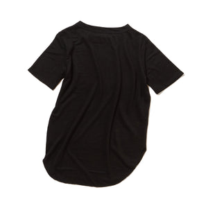 Linen tee / BLACK