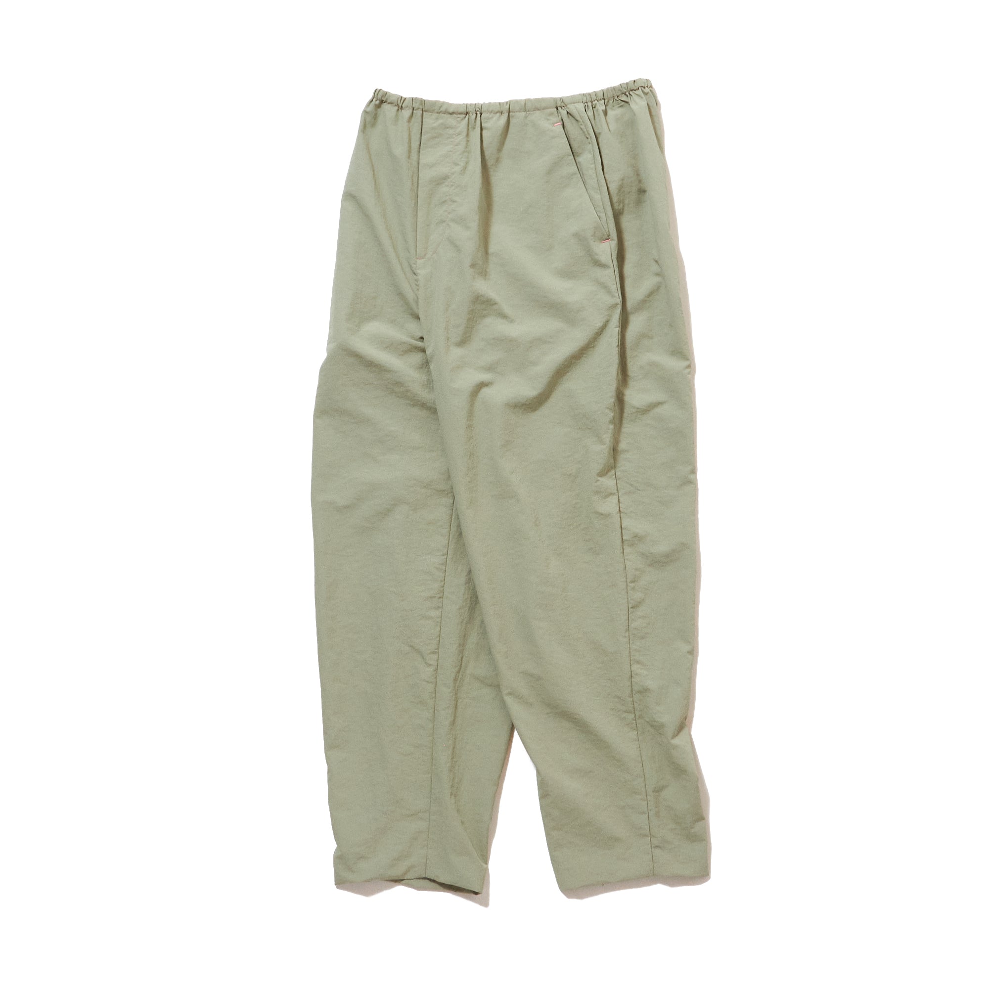 Water-repellent nylon pants / PISTACHIO