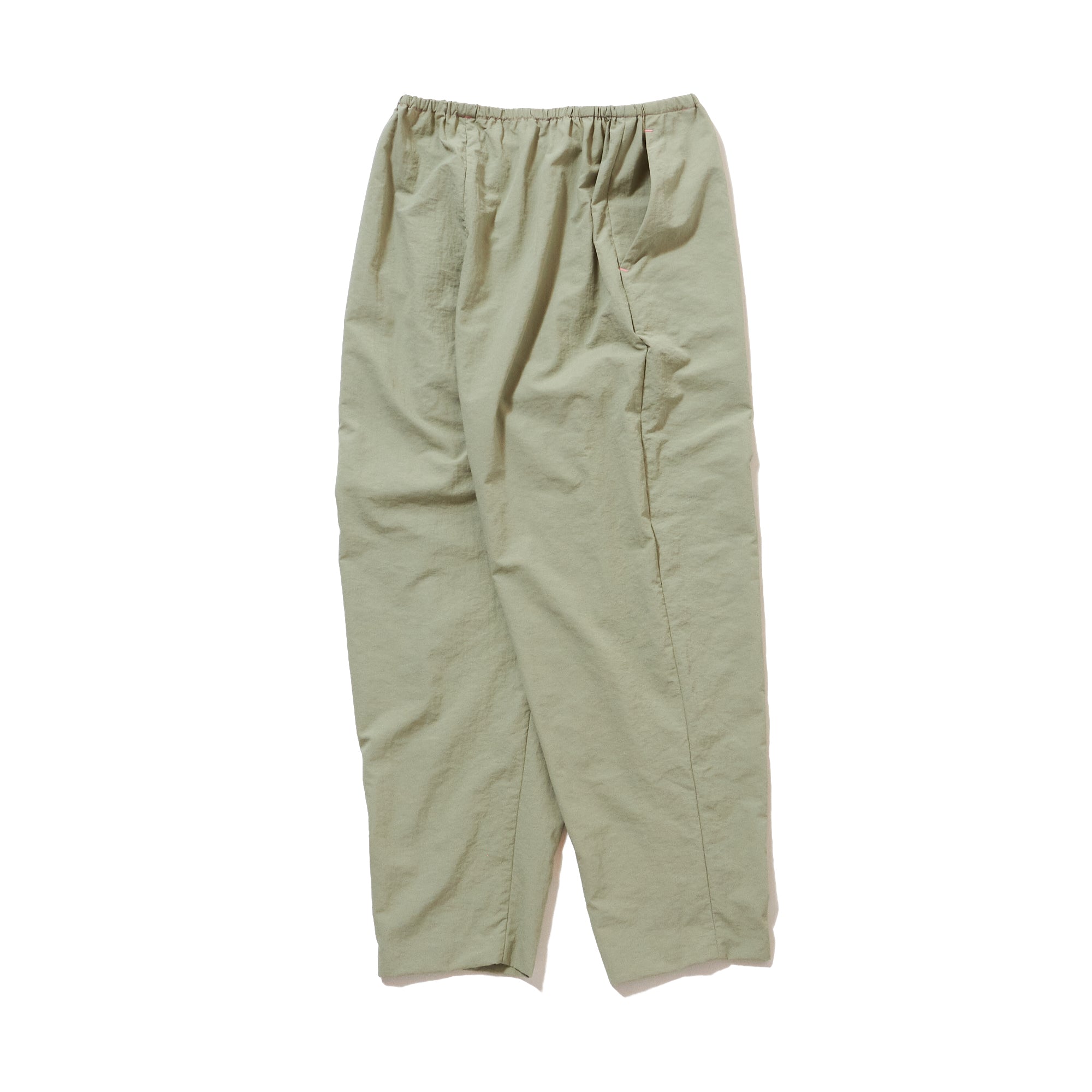 Water-repellent nylon pants / PISTACHIO