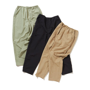 Water-repellent nylon pants / PISTACHIO