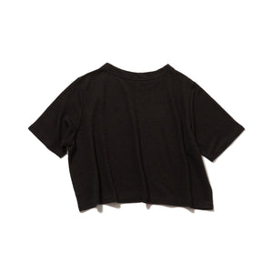 Linen short tee / BLACK