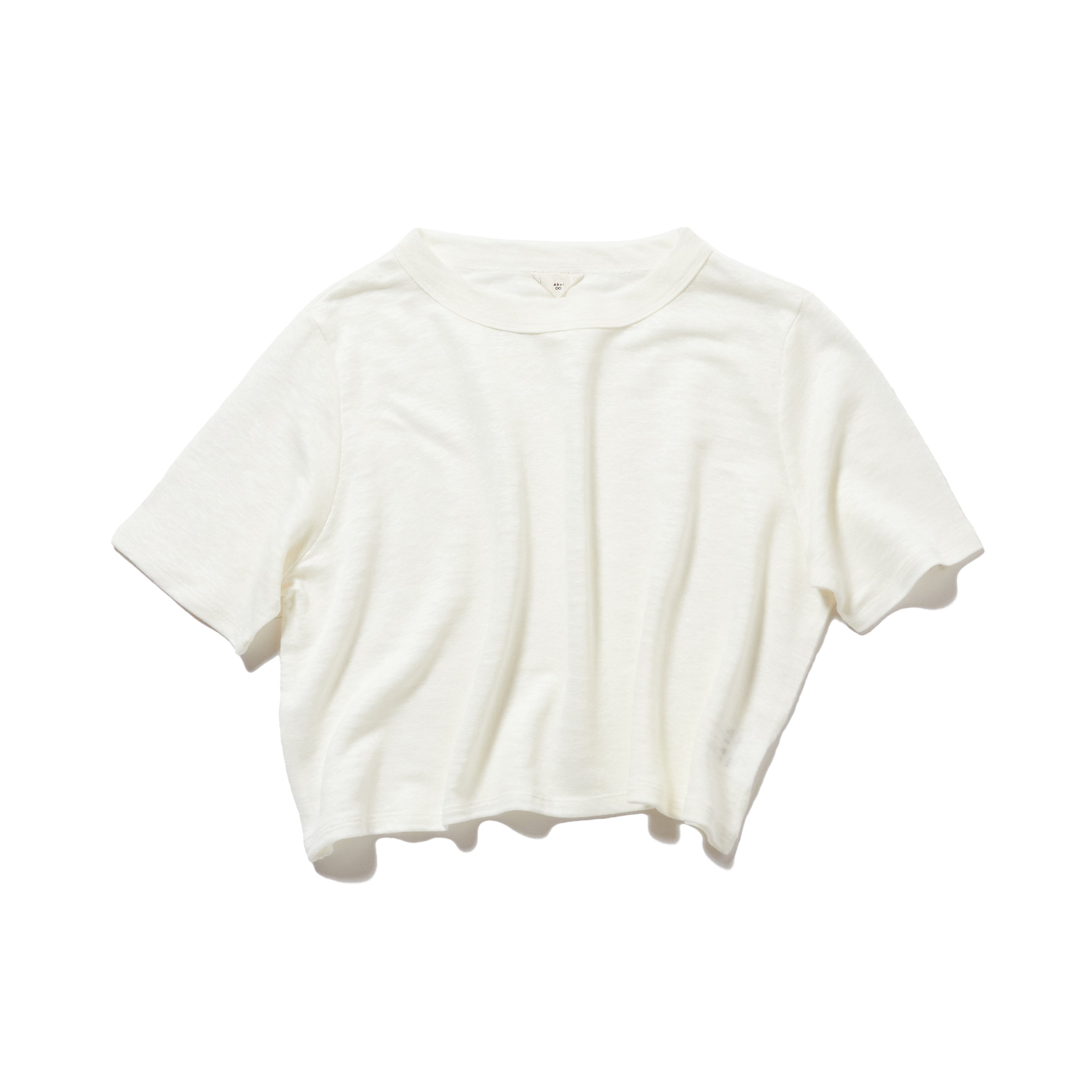 Linen short tee / WHITE