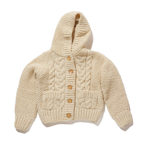 Hand made hoodie / WHITE