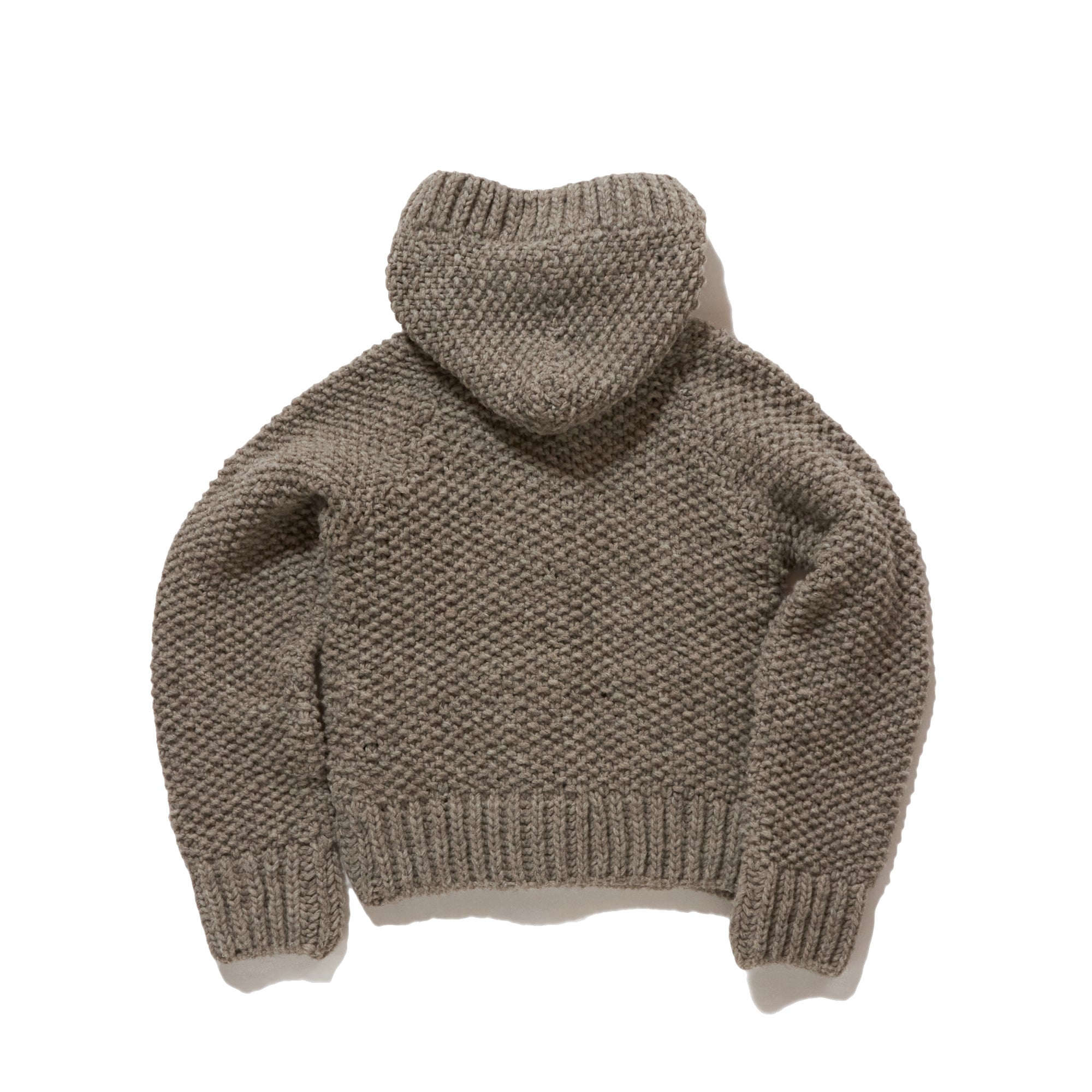Hand made hoodie / NATURAL-GRAY