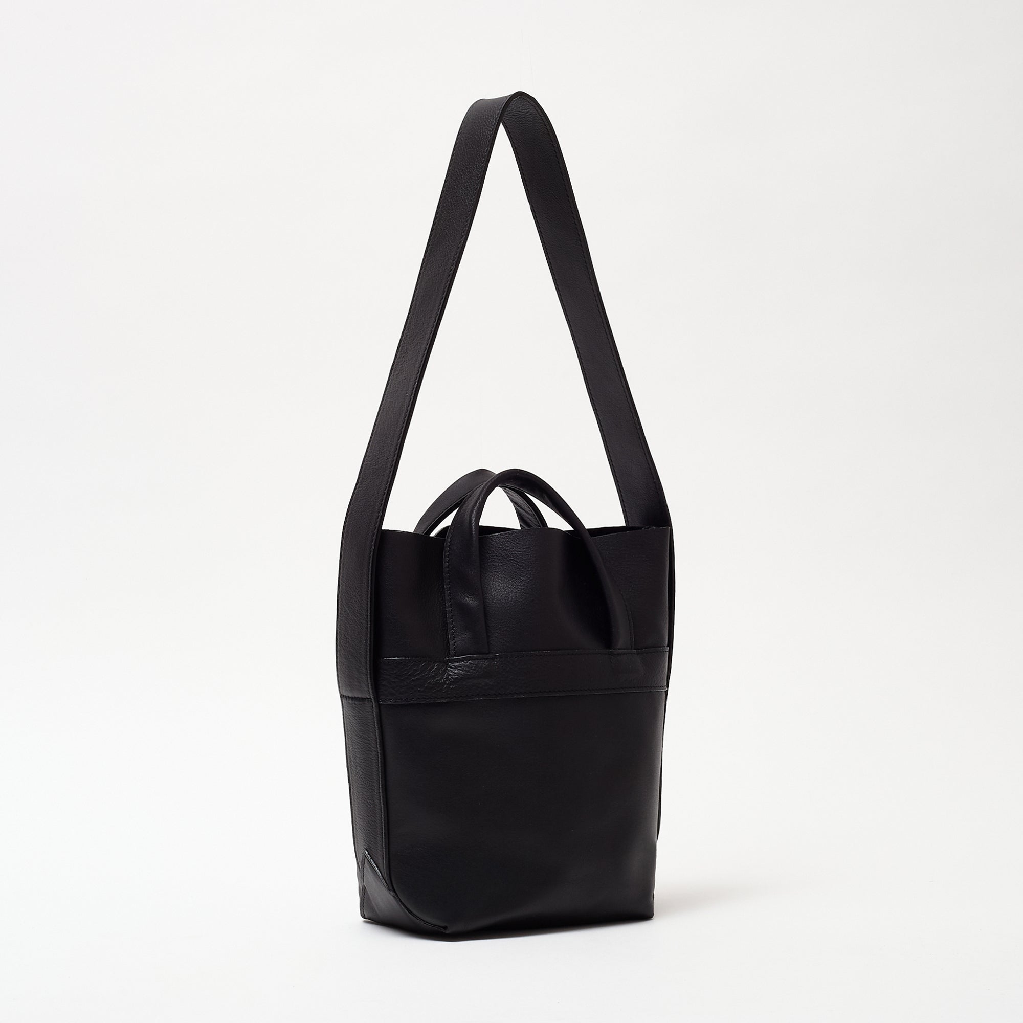 Leather mini tote / BLACK – Abel Official Online Shop