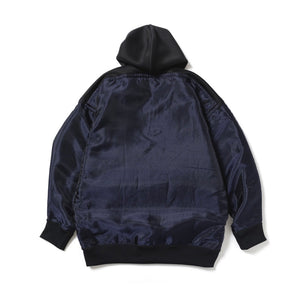 Bonding sweat hoodie / BLACK