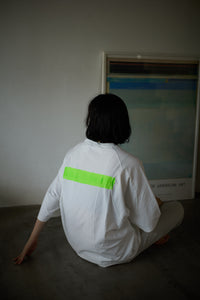 Paint big tee / WHITE