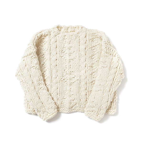 Hand made knit / OFF-WHITE – Abel Official Online Shop