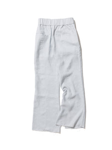 Slit easy slacks / POWDER BLUE