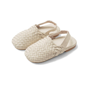 -KIDS- Woven shoes / IVORY