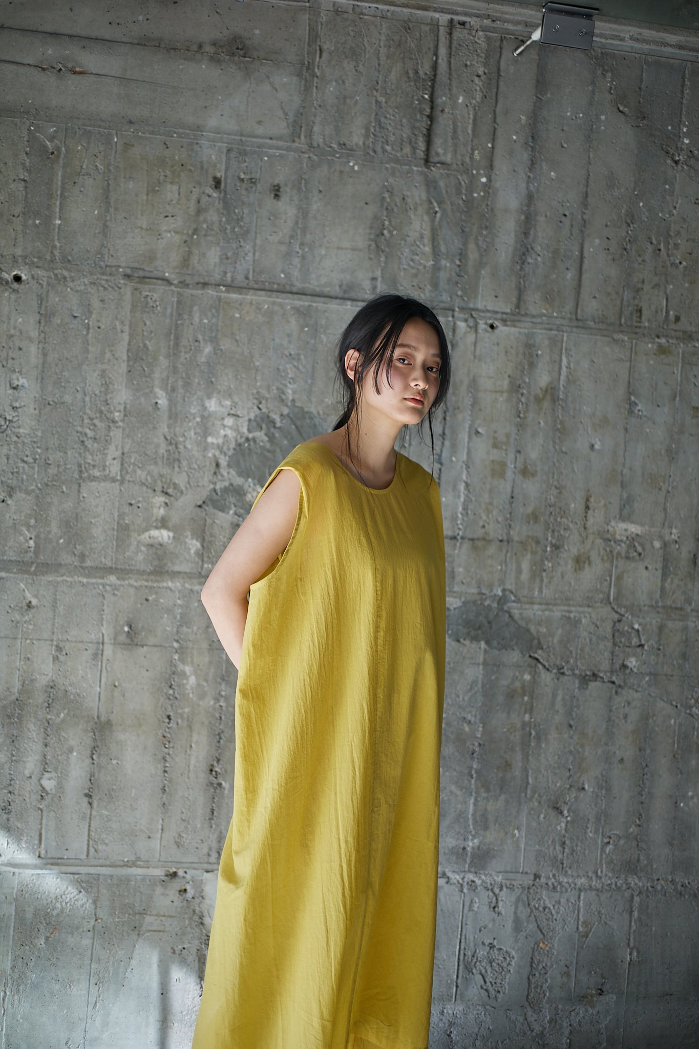 Airy cotton SET UP / LEMON