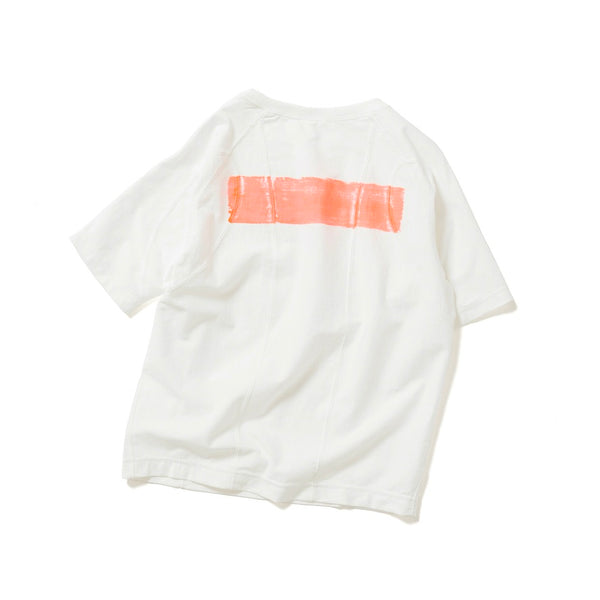 超大特価 paint Tシャツ Abel アベル big イエロー tee Tシャツ