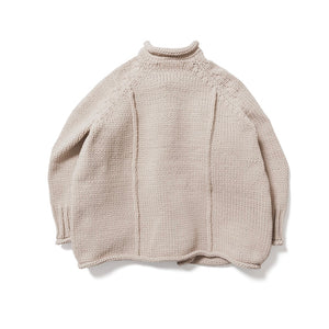 Low gauge knit cardigan / ECRU