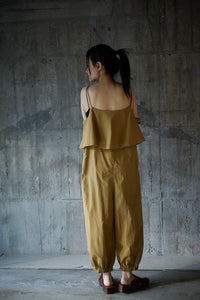 Water repellent pants dress / GINGER
