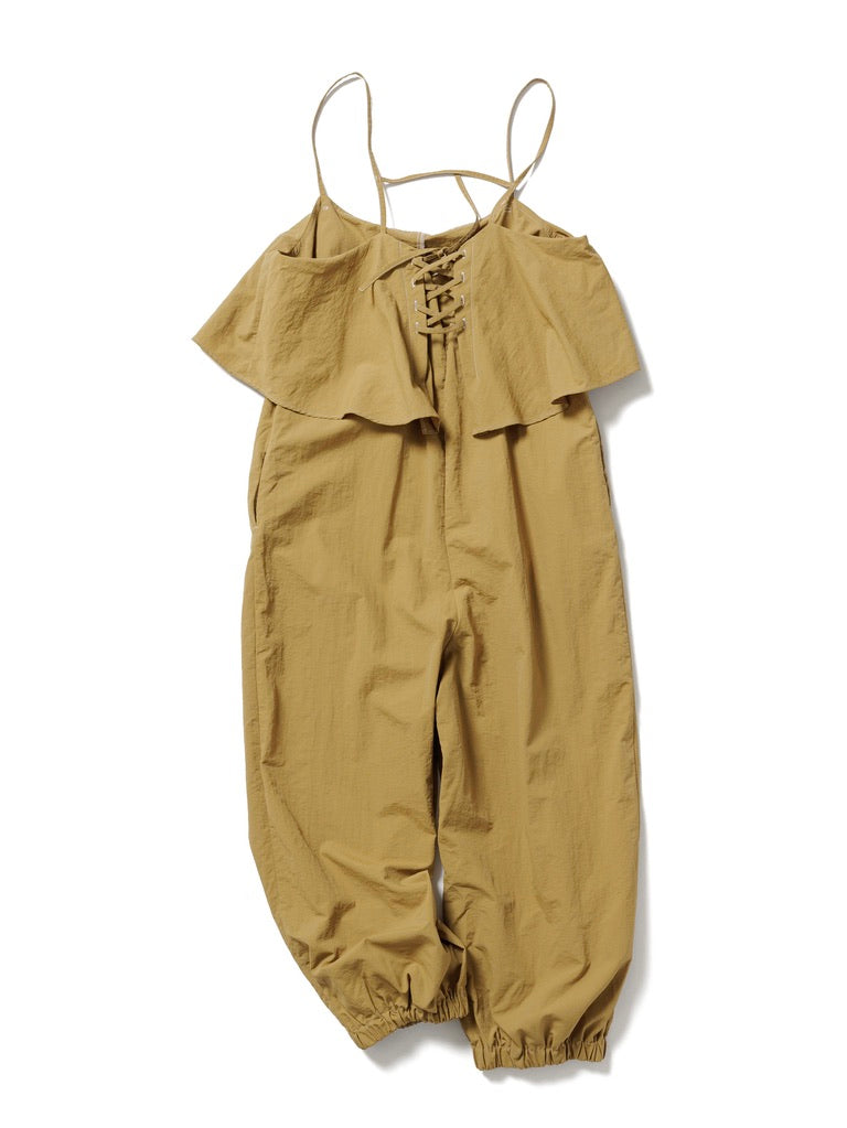 Water repellent pants dress / GINGER