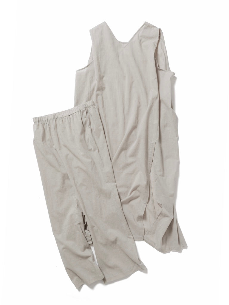 Airy cotton SET UP / GREIGE