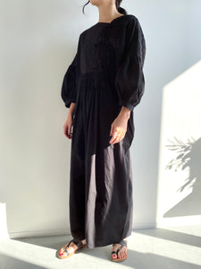 Rabari pants dress / BLACK