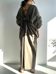 Rabari pants dress / KHAKI