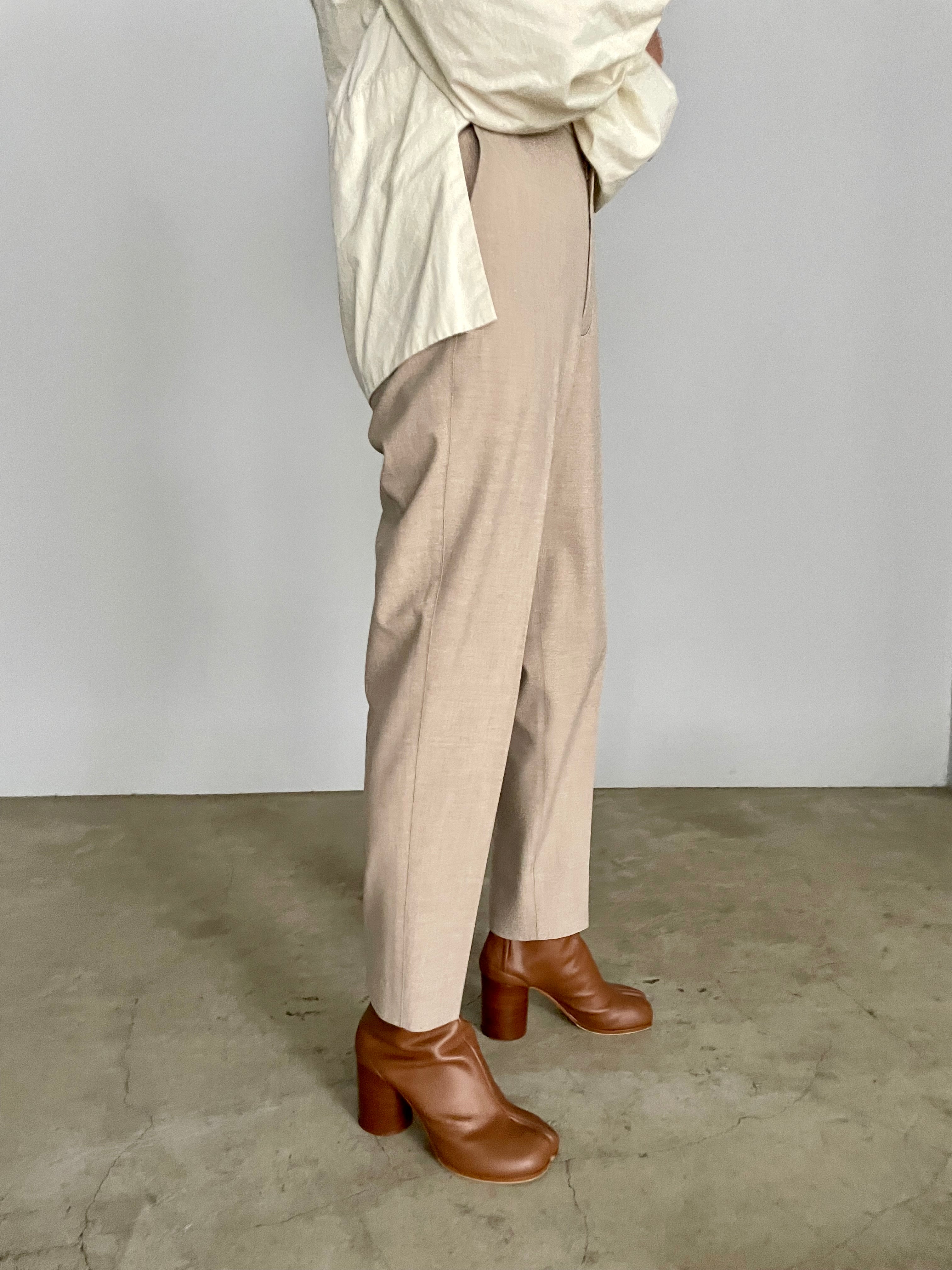 Stretch easy slacks / SAND