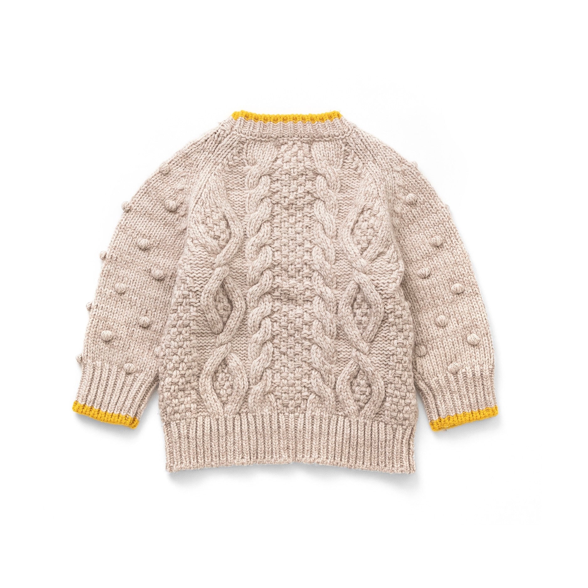 -KIDS-Pon-pon knit / BEIGE